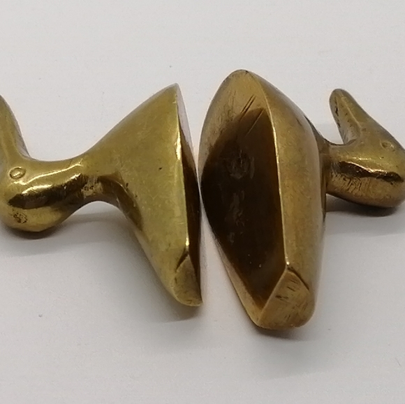 VTG Pair of Small Brass Ducks - Picture 12 of 16